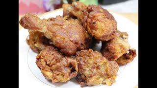 থাই রেড কারি পেস্ট চিকেন ফ্রাইThai chicken fry recipeFried crispy chicken recipeKonok kutir [upl. by Trilby]