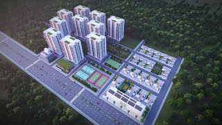 Hibret Amba  Architectural Animation  Andalus Architecture ™ [upl. by Yttel213]