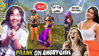 PRANK ON ANGRY GIRL ON CS RANKED GONE WRONG😱 [upl. by Elocel]