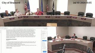 City of Brainerd  Personnel amp Finance Committee  7102024 [upl. by Yojal]