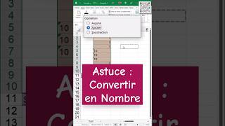 💡 Astuce Excel  Corrigez les Nombres en Texte en 1 Clic  🚀 [upl. by Yennaiv]