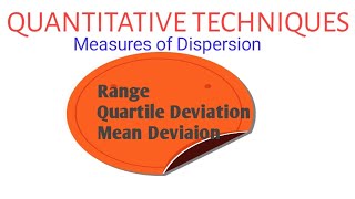 QUARTILE DEVIATIONRANGEBUSINESS STATISTICSRESEARCH METHODOLOGY [upl. by Orat1]