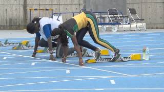 ShellyAnn Fraser Pryce Block start slow motion 2011 World Championships wwwmattybdeptcom [upl. by Veno849]