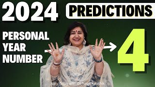 Predictions 2024 for Personal Year number 4 [upl. by Ahsikit]