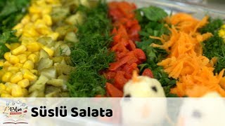 Süslü Salata Tarifi [upl. by Leidag515]