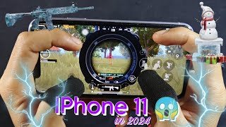 Best iPhone 11 Handcam 4 Finger Smooth  Extreme 60Fps pubgmobile [upl. by Itnaihc]