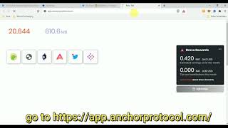 How to claim Anchor Protocol airdrop Luna staking Airdrops [upl. by Hort]