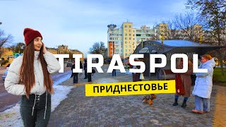 TIRASPOL TRANSNISTRIA 4K WALKING TOUR  First Day of WINTER [upl. by Lladnek]