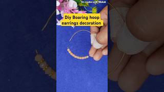 I Made My Own DIY Hoop Earrings diy diyjewelry earrings handmade craft ytshorts shorts [upl. by Chrysler]