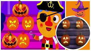 Five Little Pumpkins PUZZLE  Pumpkin Song  Super Simple Songs  ACAPELLA [upl. by Dermot]