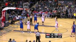 Worst Active NBA Player Eduardo Najera 1st Half Highlight Funny Moments Nets  Bobcats 3912 [upl. by Aisenat]