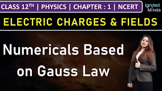 Class 12th Physics  Numericals Based on Gauss Law  Chapter 1 Electric Charges and Fields  NCERT [upl. by Llerraf368]