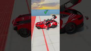 🚘 which Car can Gets The Top of the Building ✌️ beamngdrive cargames shorts [upl. by Annoyt]