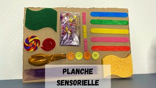 Tableau sensoriel  Planche sensorielle  Activité sensorielle [upl. by Oiragelo]