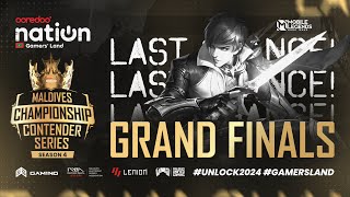 Ooredoo Nation MLBB Contender Series 4  Grand Finals [upl. by Eahsat796]