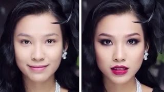 Classic Sexy Makeup Look  Trang điểm quyến rũ cổ điển  QUÁCH ÁNH   Eng Sub [upl. by Eibreh]