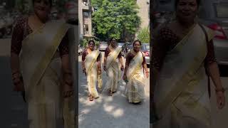 Onam Procession re created😚🥲delhi festival vlog vibes celebration kerala [upl. by Tyoh]