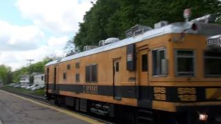 HD Sperry Rail Inspection Car on MBTAPan Am Railways [upl. by Denver]