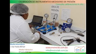 METROLAB SRL BOLIVIA  LABORATORIO DE CALIBRACIÓN [upl. by Kiryt]