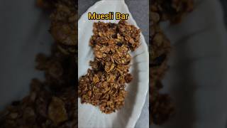 Muesli Bar Simple healthy muesli bar in 10 mins healthy bar muesli shortvideo shorts [upl. by Yemorej981]