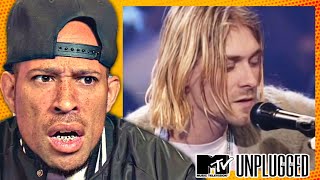 Rapper FIRST time REACTION to Nirvana  The Man Who Sold The World MTV Unplugged wow [upl. by Anihc]