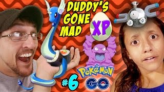 POKEMON GO SUSHI I SPIT on a GYM Lucky Egg XP amp Evolution Part 6 Gameplay w Duddy amp Lex FGTEEV [upl. by Arobed348]