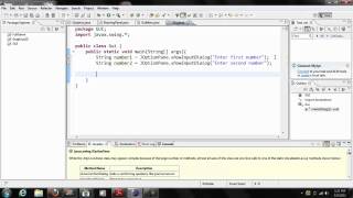 Java Gui Tutorial 1 JOptionPane [upl. by Odelle]