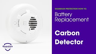 How to Replace the Battery for a Carbon Monoxide Detector [upl. by Trudi775]