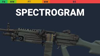 M249 Spectrogram  Skin Float And Wear Preview [upl. by Kaleb]