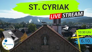 LIVE  Eucharistiefeier zum Erntedankfest aus St Cyriak Oberkirch [upl. by Danziger]