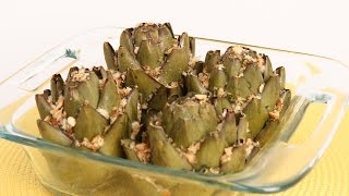 Stuffed Artichokes Recipe  Laura Vitale  Laura in the Kitchen Episode 897 [upl. by Droc318]