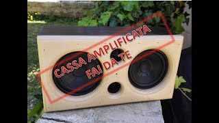 come fare una cassa amplificata fai da te [upl. by Hallimaj]