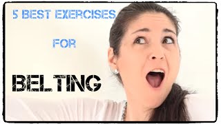 Freyas Singing Tips The 5 best exercises for BELTING [upl. by Christel]