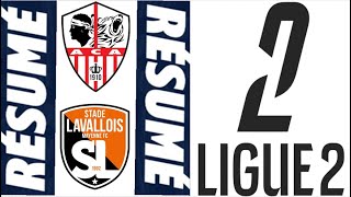 Stade Lavallois 11 AC Ajaccio Résumé  Ligue 2  20242025 [upl. by Elysha]