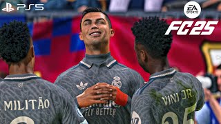 EA FC 25  Real MadridRonaldo vs BarcelonaMessi  ●PS5™ 4K60 [upl. by Ecnarolf]