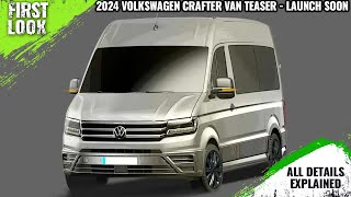 2024 VW Crafter Van Teased With Digital Dash ID Buzz Style Gear Lever  Full Interior Exterior [upl. by Niamert]