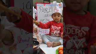 master chef with assistant chef❤️ytshorts cooking cutebaby cute viralvideo [upl. by Attem465]