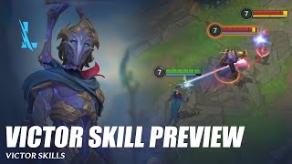 Victor Skills Preview  Wild Rift [upl. by Assenaj]