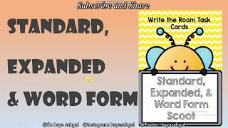 Conversion of Standard Expanded and Word Form Free Math Lesson  3 [upl. by Charlotta]