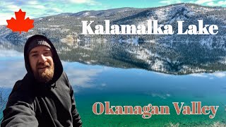 Kalamalka Lake in Okanagan Valley Winter Hiking Adventure [upl. by Jutta714]