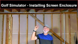 DIY Golf Simulator Enclosure Projector Screen  Tips Tricks Traps [upl. by Mosora]