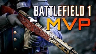 Battlefield 1 MVP with the New Fedorov Avtomat Rifle PS4 PRO Gameplay [upl. by Aidni]