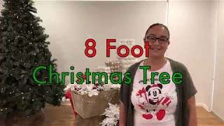 How to Decorate an 8 FOOT Christmas Tree [upl. by Kcired]