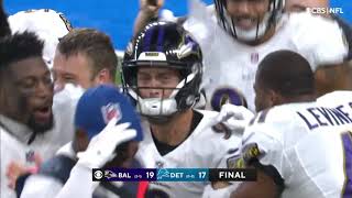 Justin Tucker 66 Yard GameWinning Field Goal  Full Sequence amp Every Angle [upl. by Anitnatsnoc]