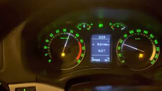 Skoda octavia 2 vrs 20 tdi PD acceleration [upl. by Serle]