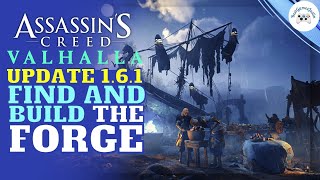 Where to find and build the RUNE FORGE  Assassins Creed Valhalla NEW 161 Update [upl. by Lerat]