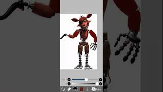 unwithered foxy fnaf unwithereds foxy speededit [upl. by Sisely350]