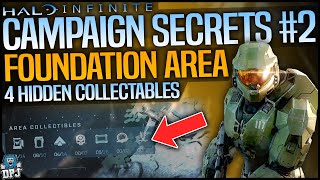 Halo Infinite Foundation ALL SECRET COLLECTABLES In 2nd MISSION  Skulls amp Audio Logs  Guide [upl. by Fawcett]