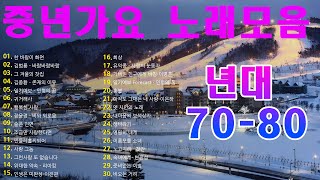 명곡 모음 광고없음 ️가사Lyrics ️️💦 유튜브 베스트곡 TOP 100 💦 ️️7080 내 생애 가장 아름다운 추억 [upl. by Bartosch367]