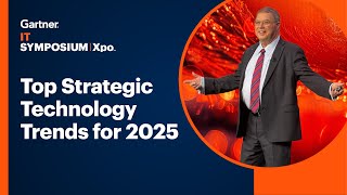 Top Strategic Tech Trends for 2025  Live from Gartner IT SymposiumXpo [upl. by Maleeny]